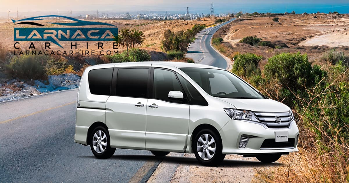 Rent a Nissan Serena 8 Seater ★ First Larnaca Car Hire 2024